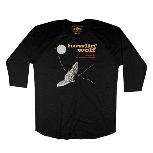 Howlin' Wolf Moanin' Album Baseball T-Shirt