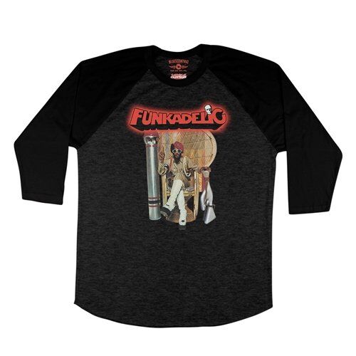 Funkadelic Uncle Jam Peacock Chair Baseball T-Shirt