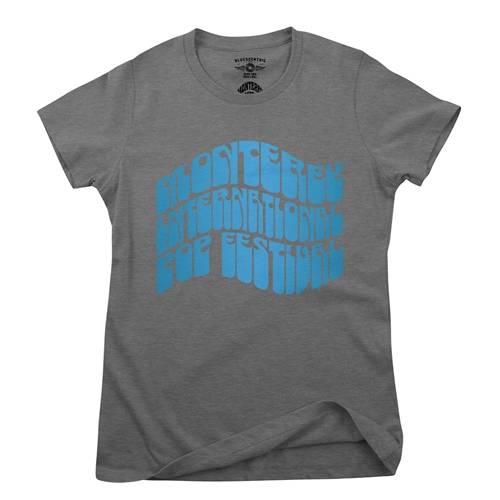 Monterey Pop Festival Wave Ladies T Shirt - Relaxed Fit