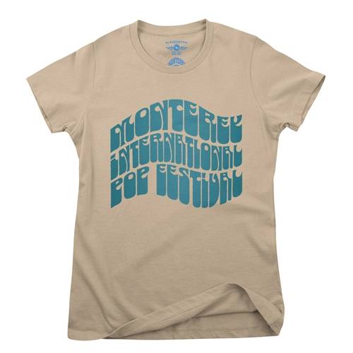 Monterey Pop Festival Wave Ladies T Shirt - Relaxed Fit