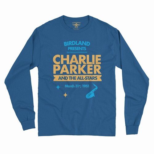 Charlie Parker Birdland Vintage Concert Long Sleeve T-Shirt