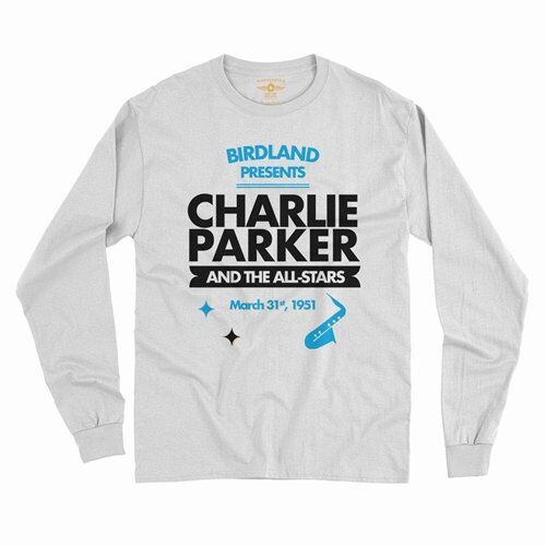 Charlie Parker Birdland Vintage Concert Long Sleeve T-Shirt