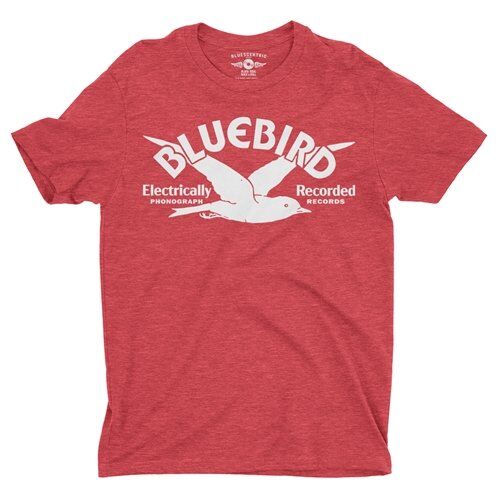 Bluebird Records Logo T-Shirt - Lightweight Vintage Style