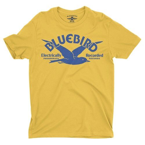 Bluebird Records Logo T-Shirt - Lightweight Vintage Style