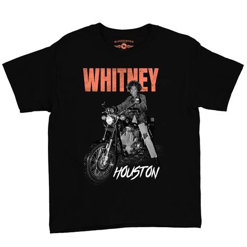 Whitney Houston Motorcycle Youth T-Shirt - Lightweight Vintage Children & Toddlers