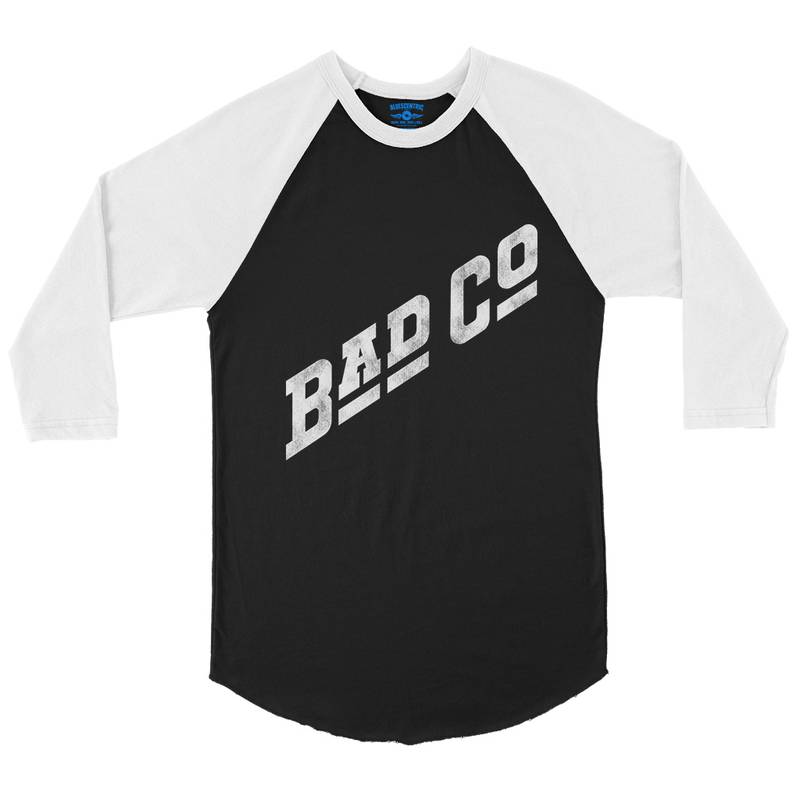 Bad Company Baseball T-Shirt in Black White