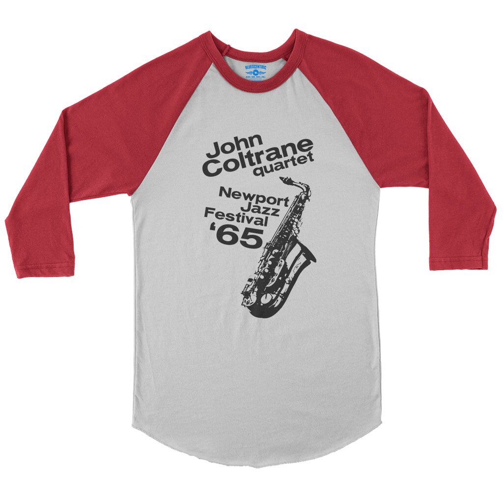 John Coltrane at Newport Jazz Festival Baseball T-Shirt in default