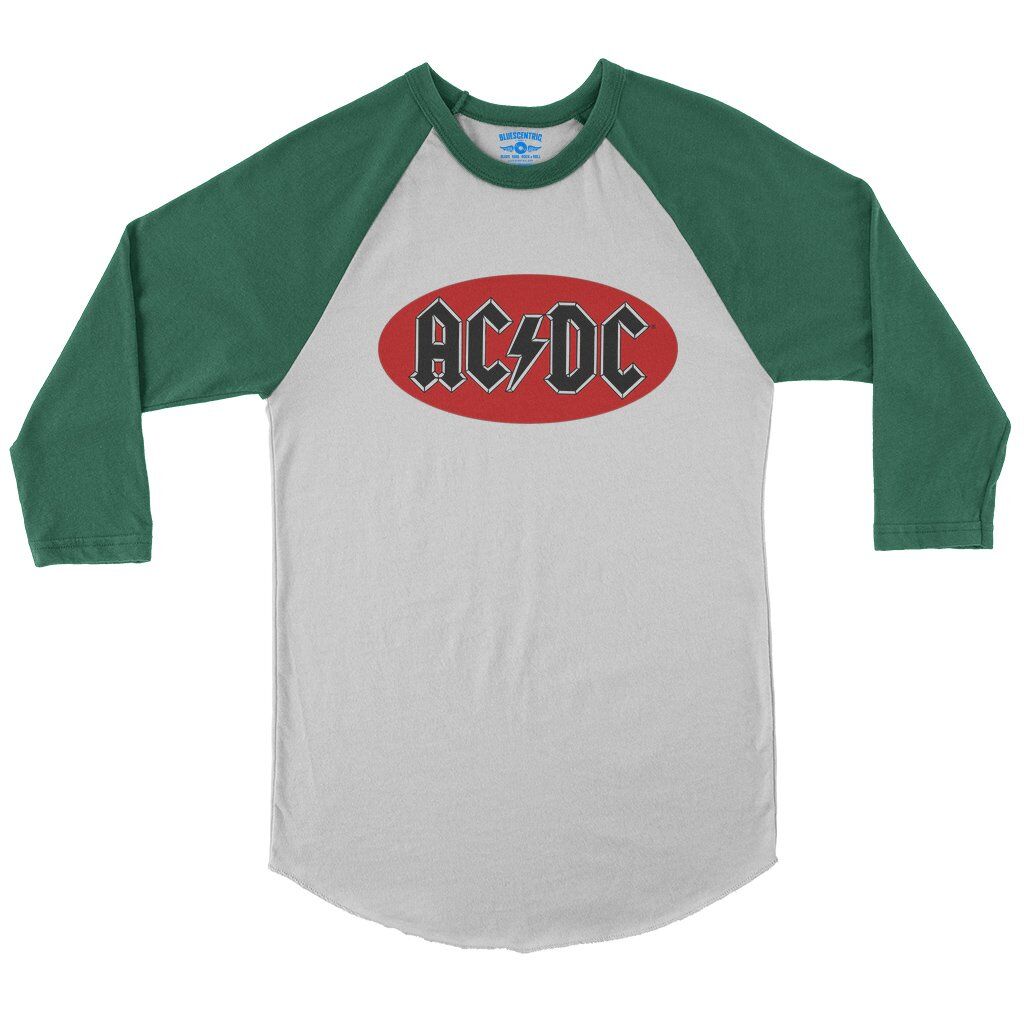 Oval AC/DC Logo Baseball T-Shirt in default