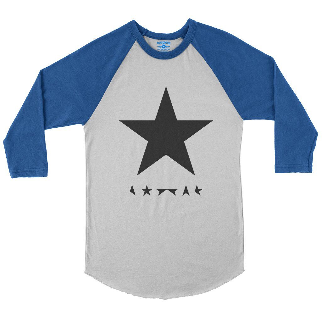 David Bowie Blackstar Album Cover Baseball T-Shirt in default