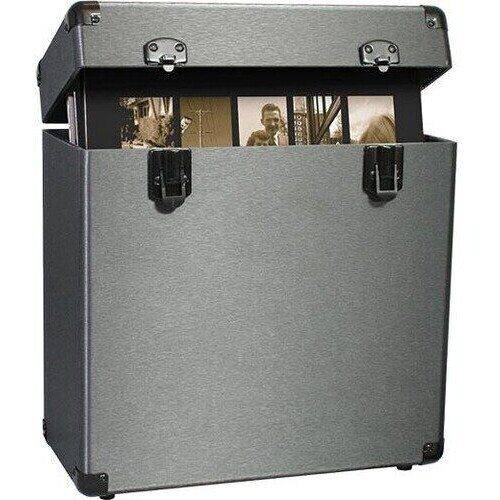 Vinyl Styl VS-A-010 Groove Record Carrying Case (graphite) Vinyl Accessories (Large Item, Gray)