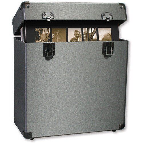 Vinyl Styl VS-A-010 Groove Record Carrying Case (graphite) Vinyl Accessories (Large Item, Gray)