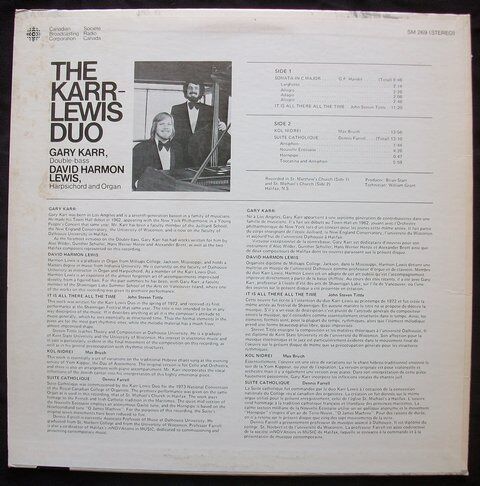 Gary Karr, Harmon Lewis-1