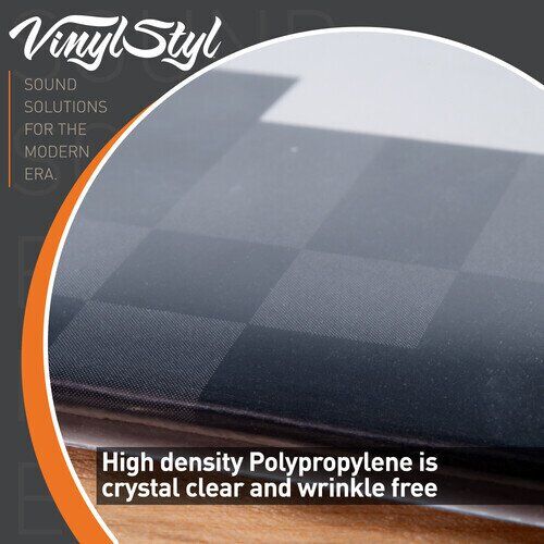 Vinyl Styl® VS-P-021 12 Inch Outer Record Sleeves - Easy Open - 50 Count (Crystal Clear) Bags / Sleeves (Large Item, Audiophile)