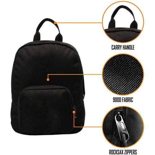 Rocksax - Ghost - Magazines - Mini Backpack (Black) Collectibles (Large Item, Backpack, Collectible)