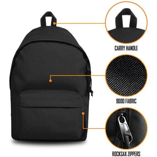 Rocksax - Ghost - Alchemist - Daypack with Laptop Pocket (Black) Collectibles (Large Item, Backpack, Black, Tote / Messenger Bag)