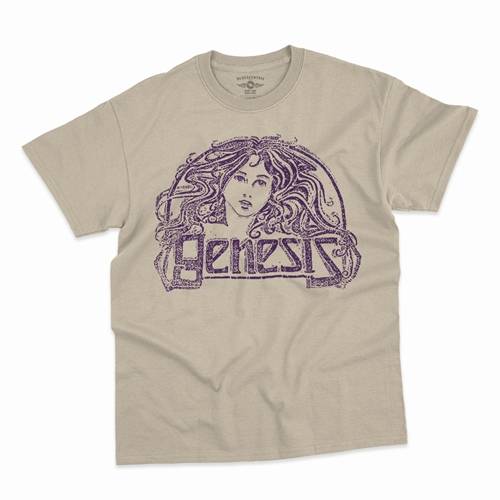 Vintage Genesis Hair Logo Tee T-Shirt - Classic Heavy Cotton
