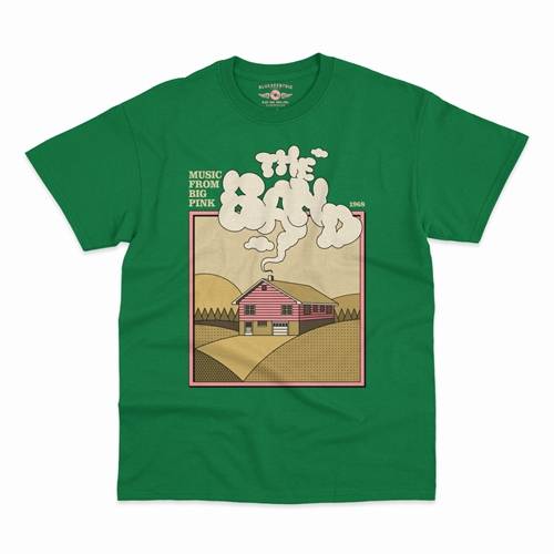 The Band Smokey Big Pink T-Shirt - Classic Heavy Cotton
