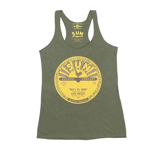 Sun Records Elvis That's All Right Mama Racerback Tank - Women's