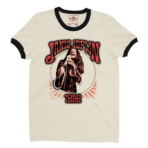 Graphic Janis Joplin 1969 Ringer T-Shirt