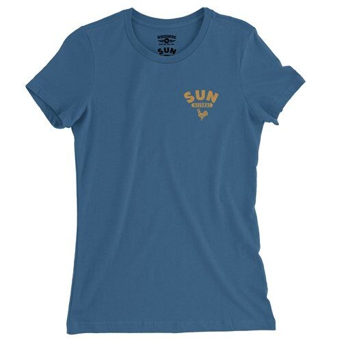 Sun Records Logo Pocket Ladies T Shirt - Relaxed Fit