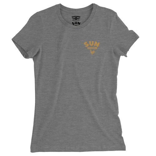 Sun Records Logo Pocket Ladies T Shirt - Relaxed Fit