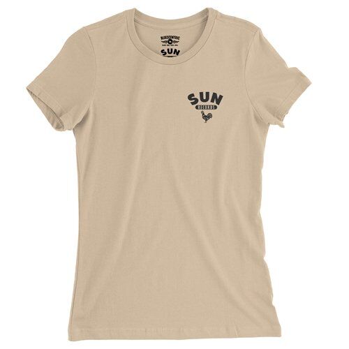 Sun Records Logo Pocket Ladies T Shirt - Relaxed Fit