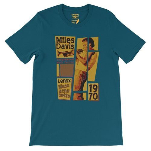 Miles Davis Tanglewood T-Shirt - Lightweight Vintage Style