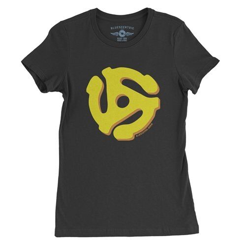 45 Record Adapter Ladies T Shirt - Relaxed Fit