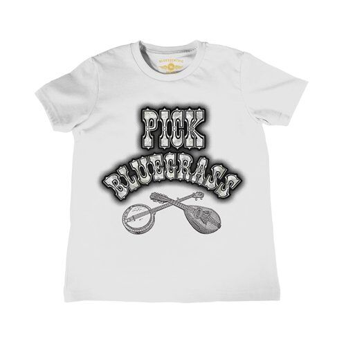 Youth Pick Bluegrass Mother of Pearl T-Shirt - Lightweight Vintage Children & Toddlers