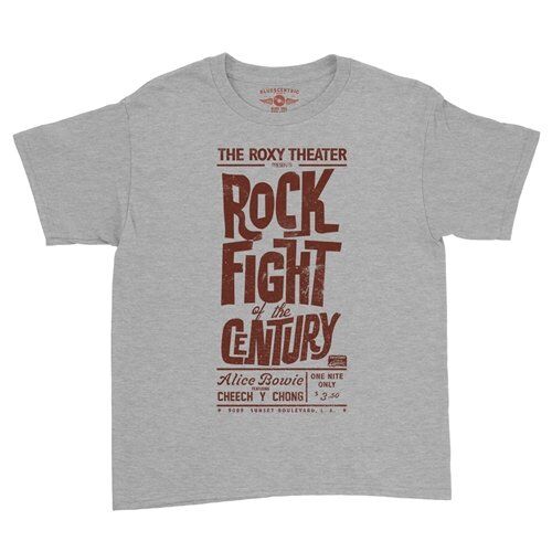 Rock Fight of the Century Cheech and Chong Youth T-Shirt - Lightweight Vintage Children & Toddlers