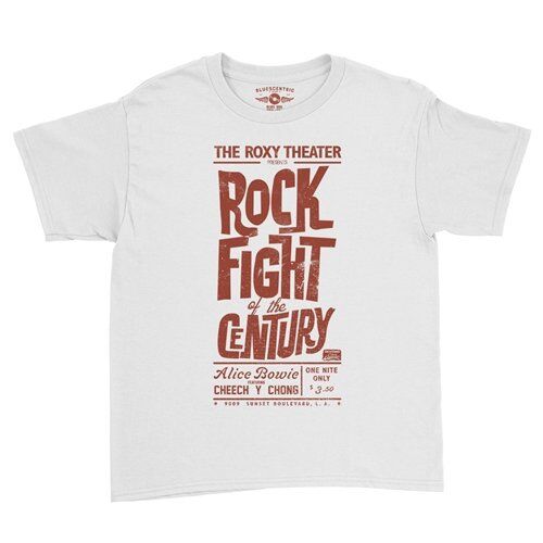 Rock Fight of the Century Cheech and Chong Youth T-Shirt - Lightweight Vintage Children & Toddlers