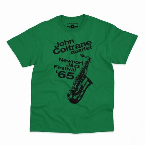John Coltrane at Newport Jazz Festival T-Shirt - Classic Heavy Cotton