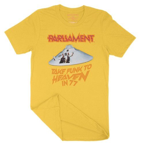 Parliament Take Funk To Heaven in 77 T-Shirt - Lightweight Vintage Style