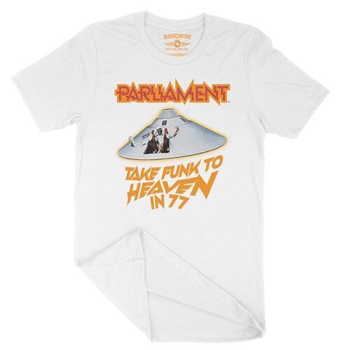 Parliament Take Funk To Heaven in 77 T-Shirt - Lightweight Vintage Style