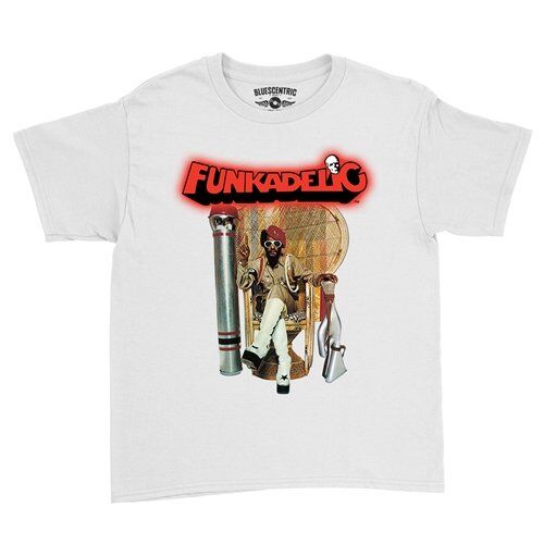 Funkadelic Uncle Jam Peacock Chair Youth T-Shirt - Lightweight Vintage Children & Toddlers