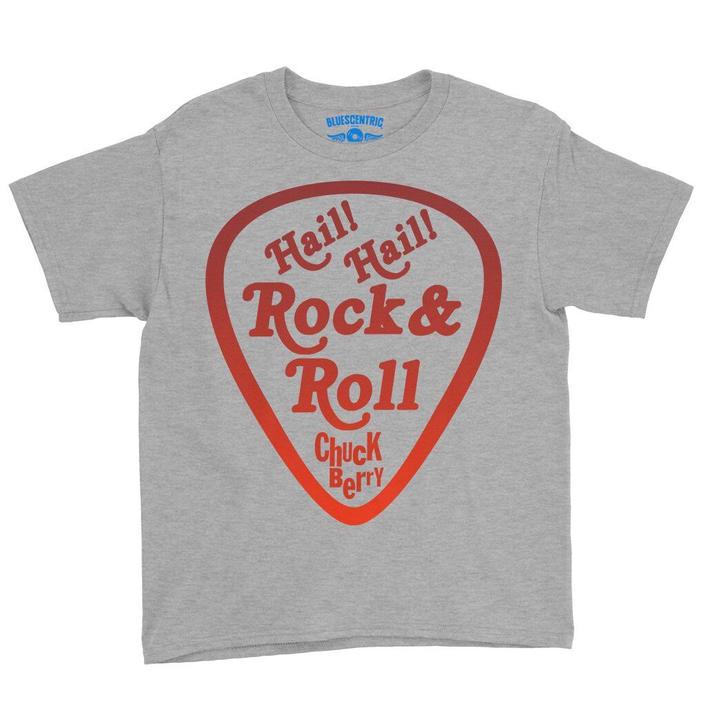 Hail! Hail! Rock n Roll! Chuck Berry Youth T-Shirt - Lightweight Children & Toddlers - Athletic Heather