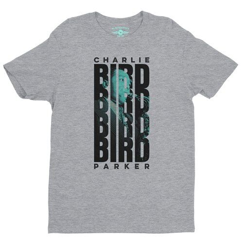 Charlie Parker Saxophone Stack T-Shirt - Lightweight Vintage Style
