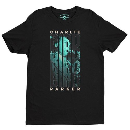 Charlie Parker Saxophone Stack T-Shirt - Lightweight Vintage Style
