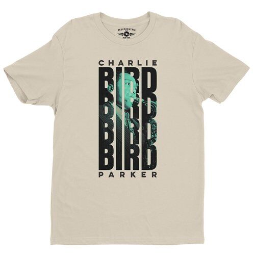 Charlie Parker Saxophone Stack T-Shirt - Lightweight Vintage Style