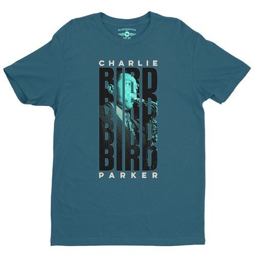 Charlie Parker Saxophone Stack T-Shirt - Lightweight Vintage Style
