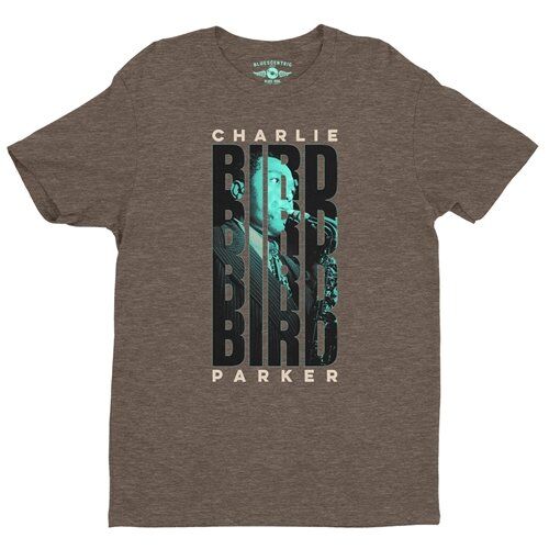 Charlie Parker Saxophone Stack T-Shirt - Lightweight Vintage Style