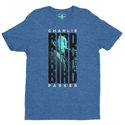 Charlie Parker Saxophone Stack T-Shirt - Lightweight Vintage Style
