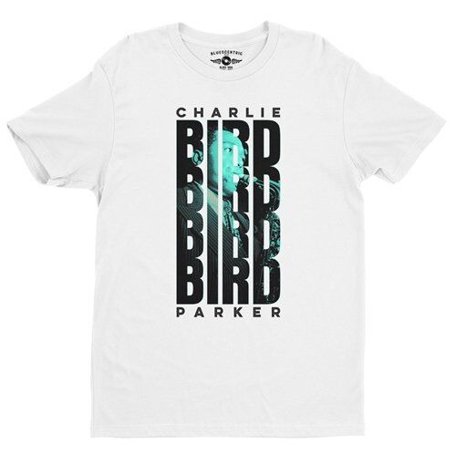 Charlie Parker Saxophone Stack T-Shirt - Lightweight Vintage Style