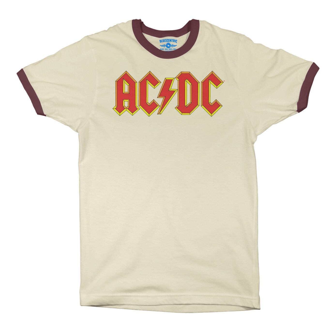 AC/DC Comic Logo Ringer T-Shirt in default