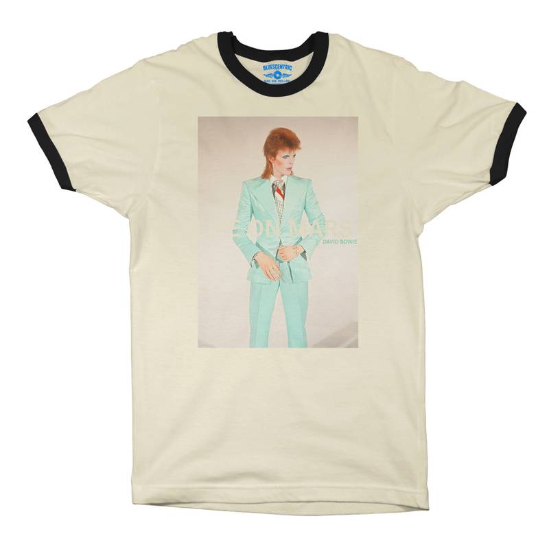 David Bowie Life on Mars? Ringer T-Shirt in default