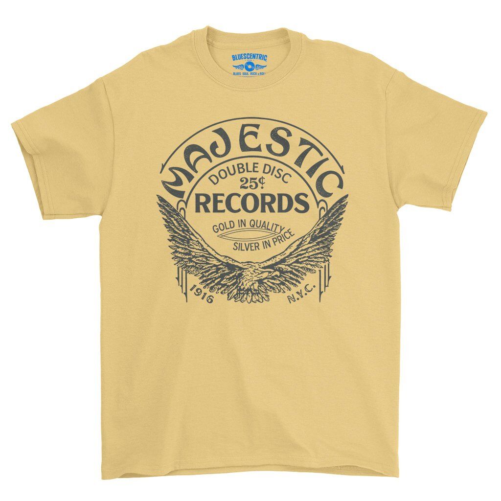 Majestic Records Gold Eagle T-Shirt - Heavy Cotton - Daisy