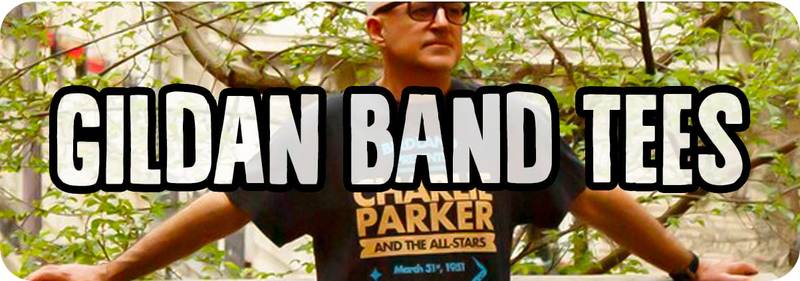 Gildan graphic tees and heavy cotton band t-shirts