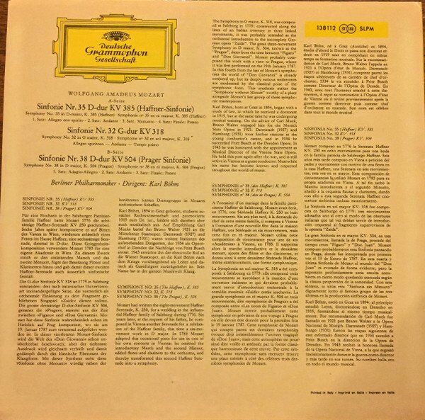 Wolfgang Amadeus Mozart · Karl Böhm, Berliner Philharmoniker-1