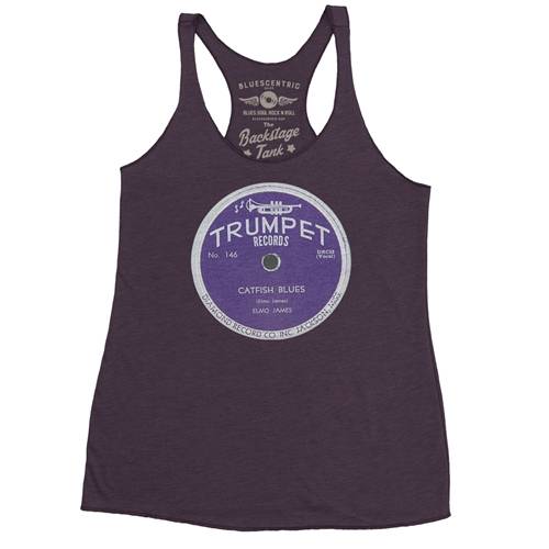 Trumpet Records Catfish Blues Racerback Tank - Women's