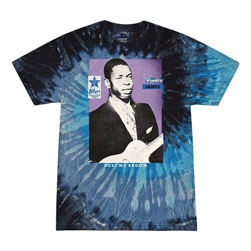 Ltd. Ed. Blues Hall of Fame Elmore James Tie-Dye T-Shirt - Blue